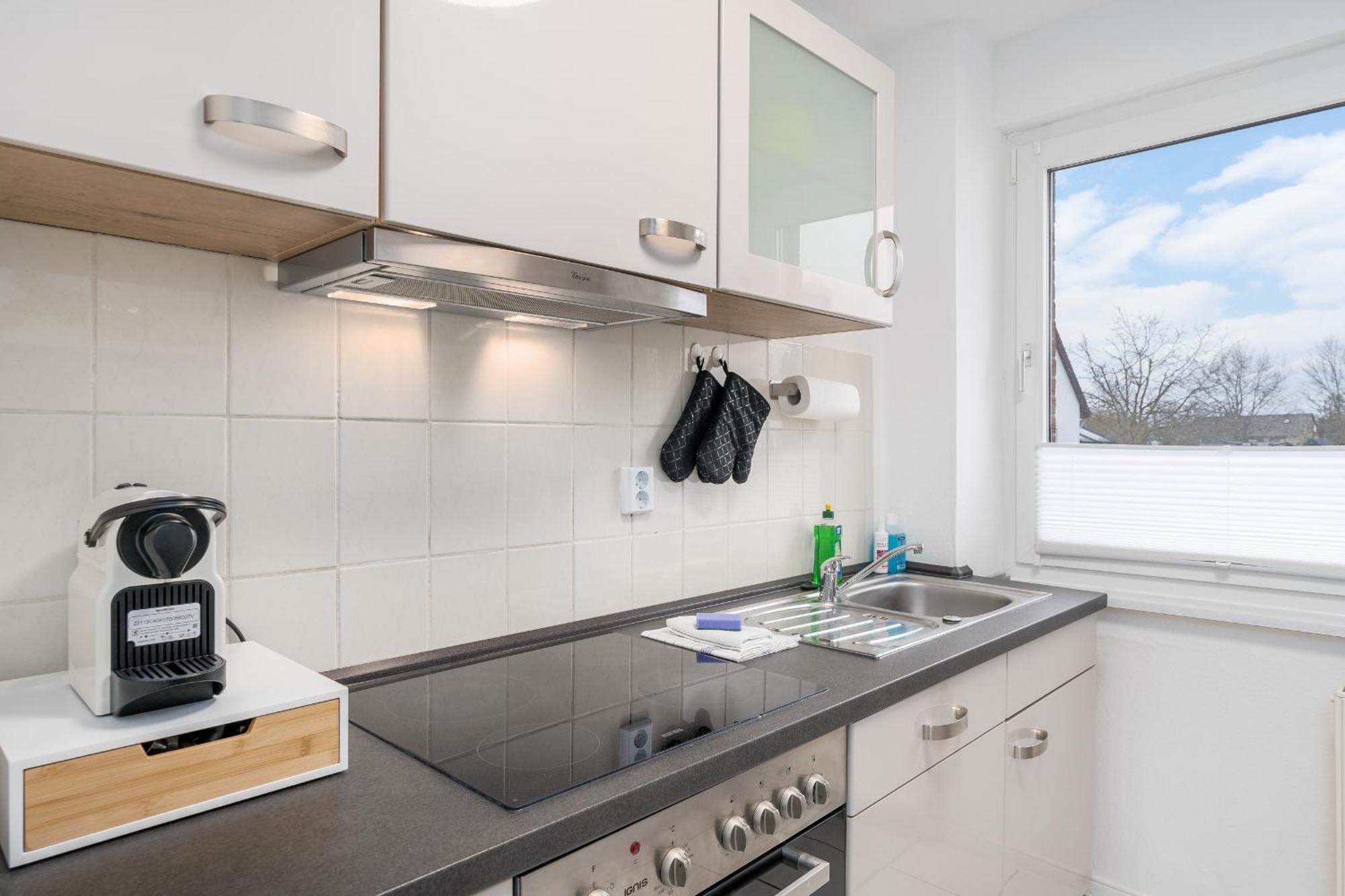 Immo-Vision - Natur Design Apartments, Parkplatz, Kueche Calberlah エクステリア 写真